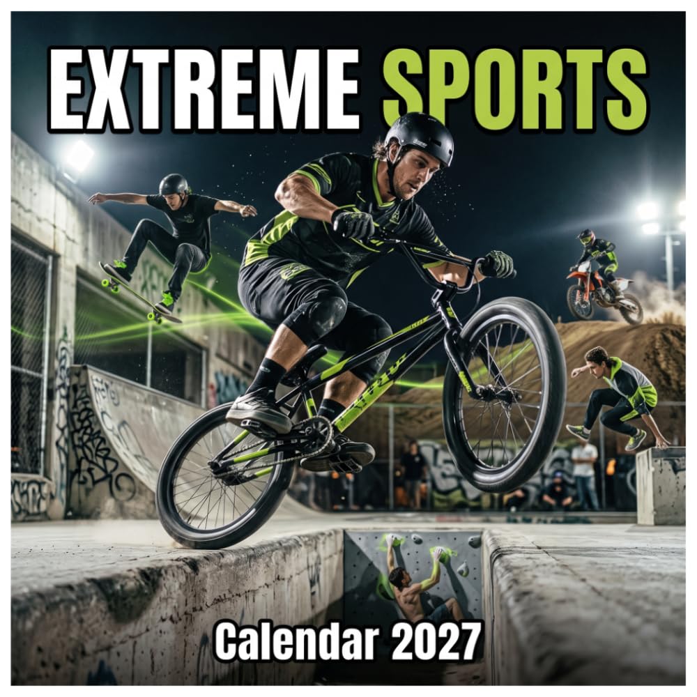 Extreme Sports Calendar 2027: Adrenaline-fueled monthly planner baixar livro de graça