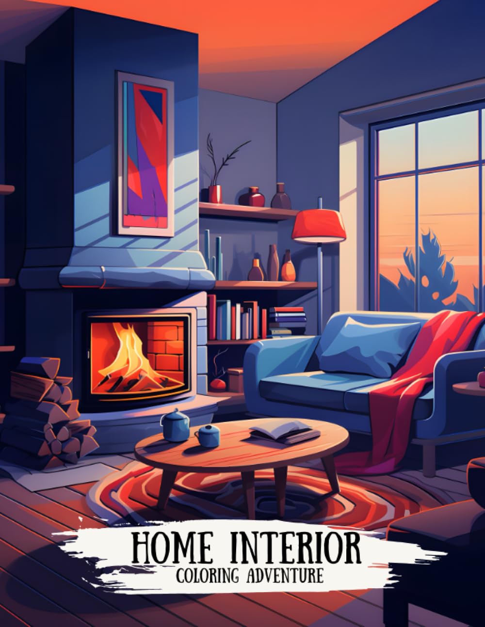 Home Interior Coloring Adventure: Relaxation For Design Lovers baixar livro de graça