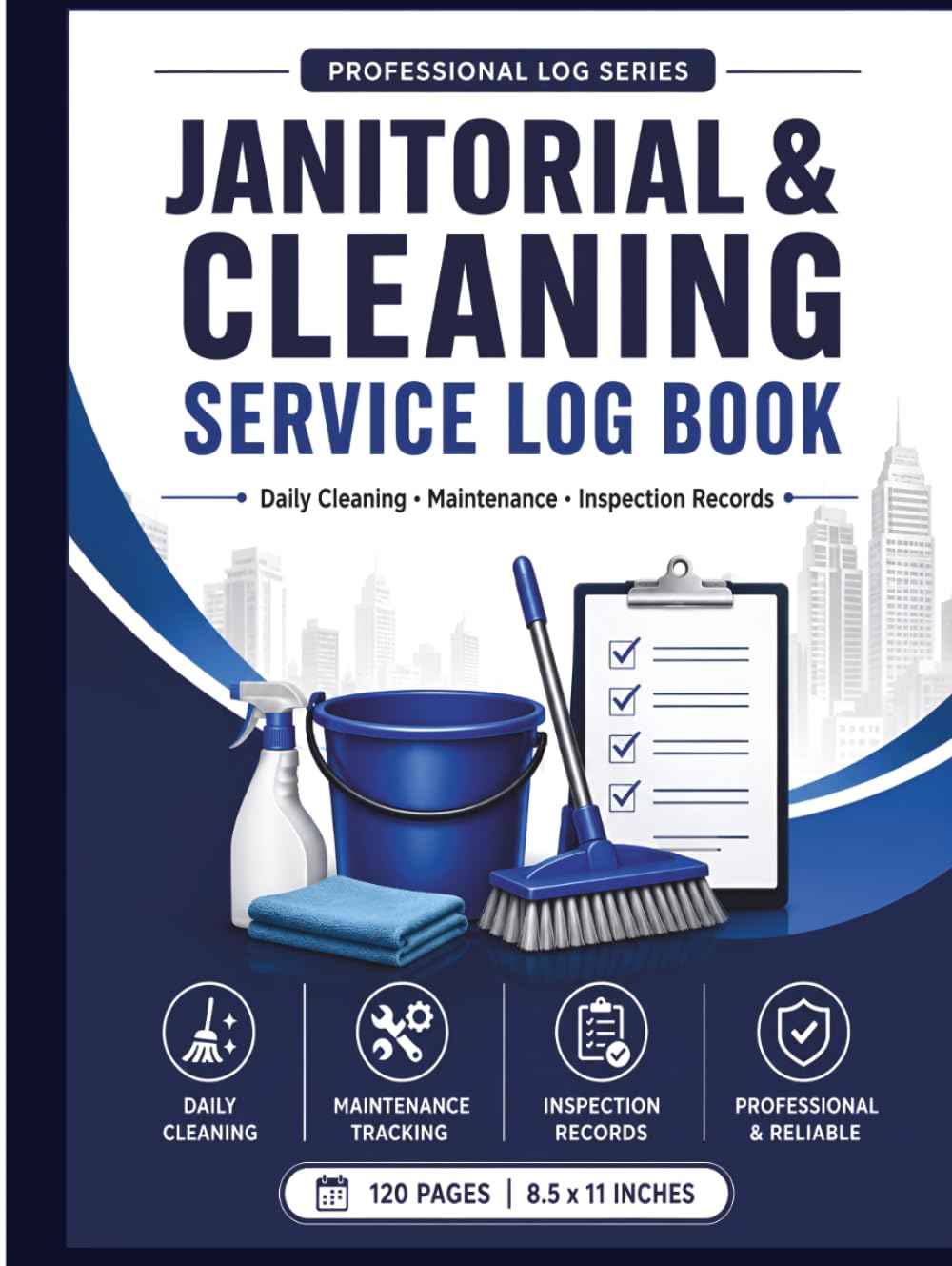 Janitorial & Cleaning Service Log Book: Daily Cleaning · Maintenance · Inspection Records baixar livro de graça