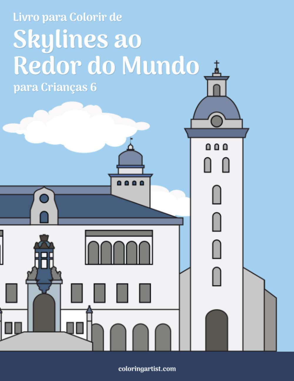 Livro para Colorir de Skylines ao Redor do Mundo para Crianças 6 baixar livro de graça