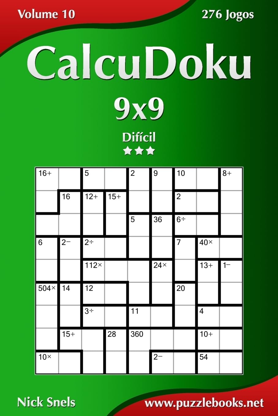 CalcuDoku 9x9 - Difícil - Volume 10 - 276 Jogos baixar o livro de graça