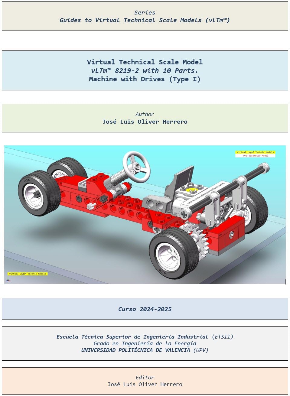 capítulo por capítulo baixar Virtual Technical Scale Model vLTm™ 8219-2 with 10 Parts. Machine with Drives (Type I) (Guides to Virtual Technical Scale Models (vLTm™) Book 1083) (English Edition)
