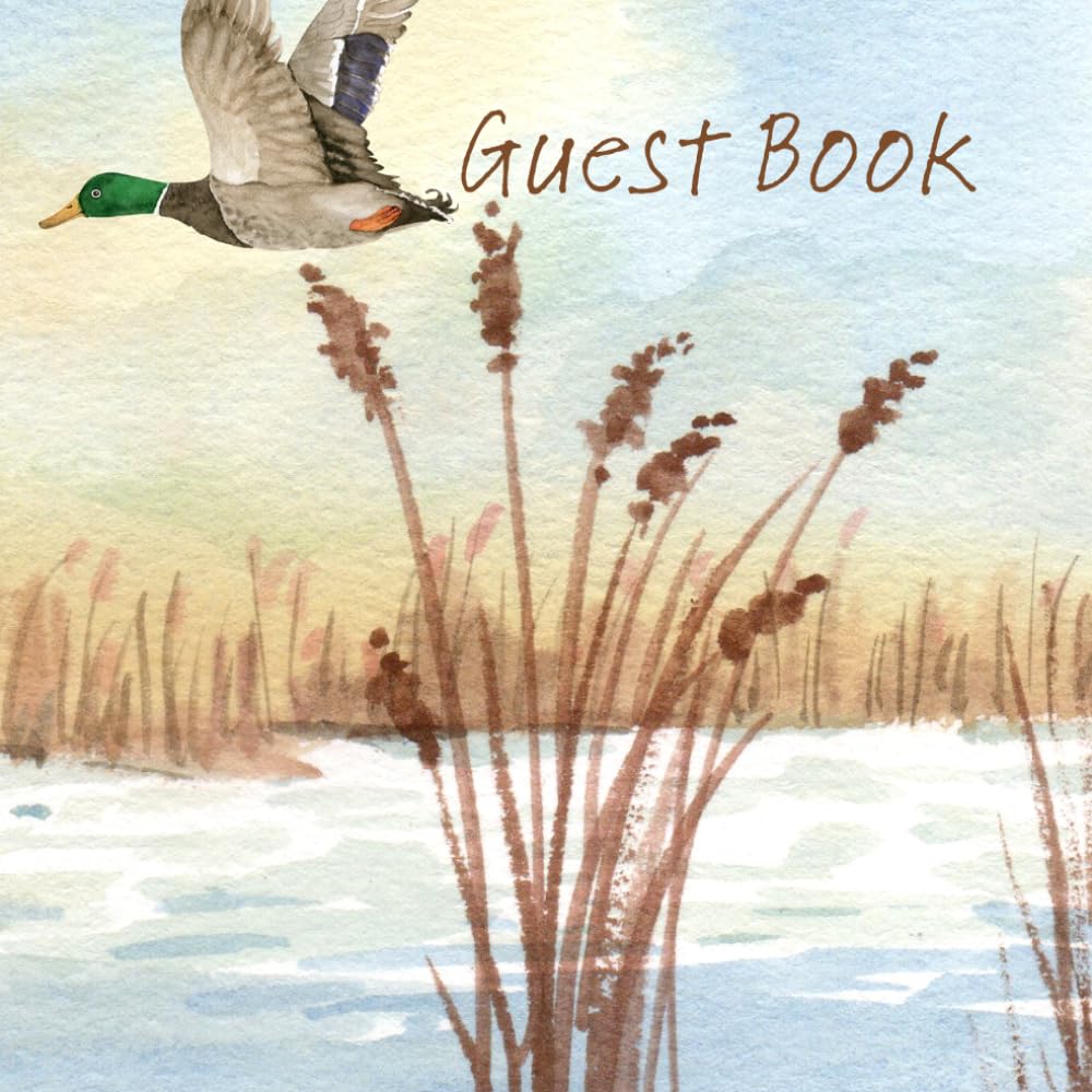 Lake House Guest Book: Mallard Duck Design: Sign-In Log for Vacation Rentals, Cabins & Lake Houses with Guest Comments & Memories baixar livro de graça