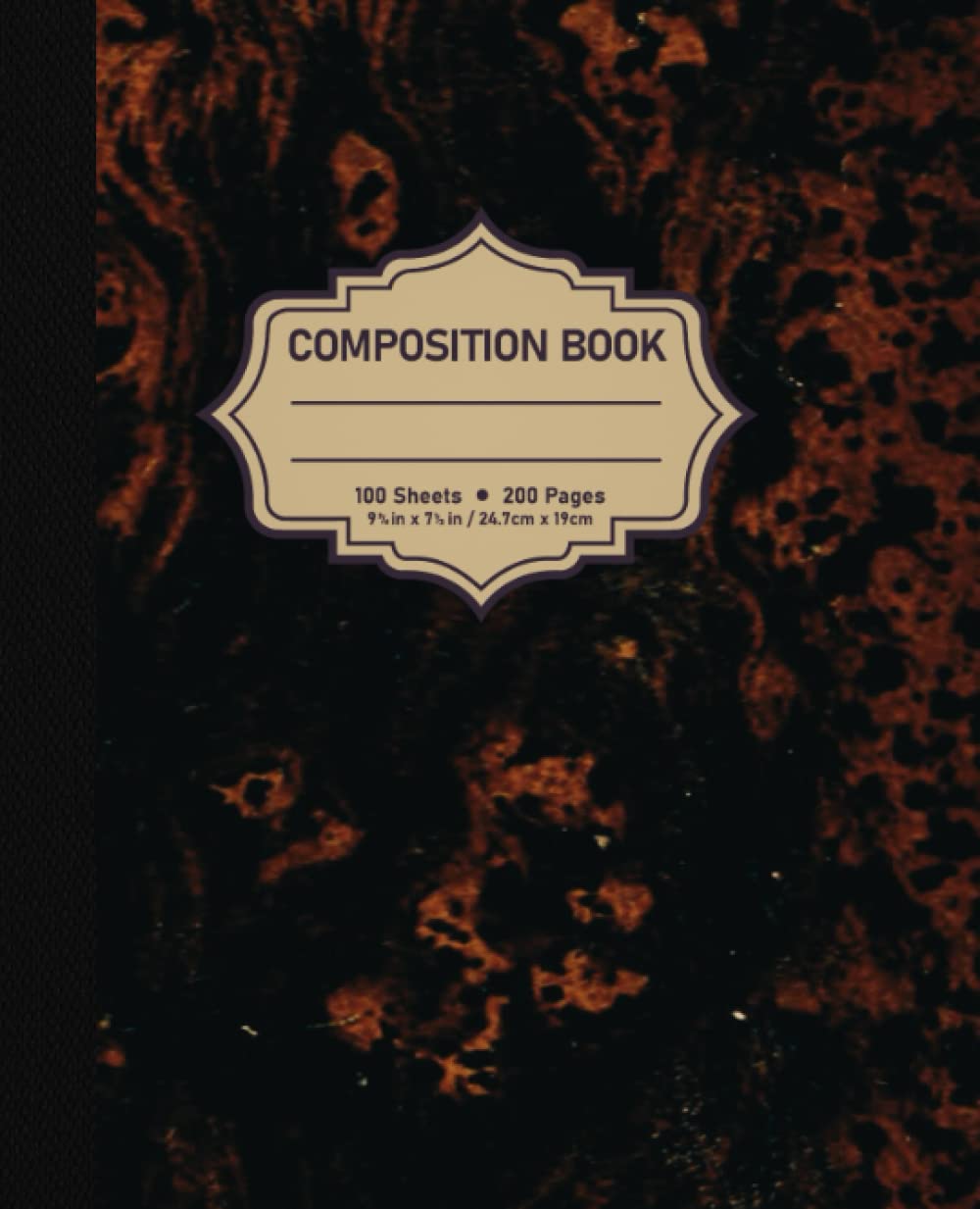 capítulo por capítulo baixar Vintage Antique Composition Notebook: College-Ruled Book, 200 Pages For Students, Large Size 7.5 x 9.25, Aesthetic Journal For School, College, Office, Work, Projects