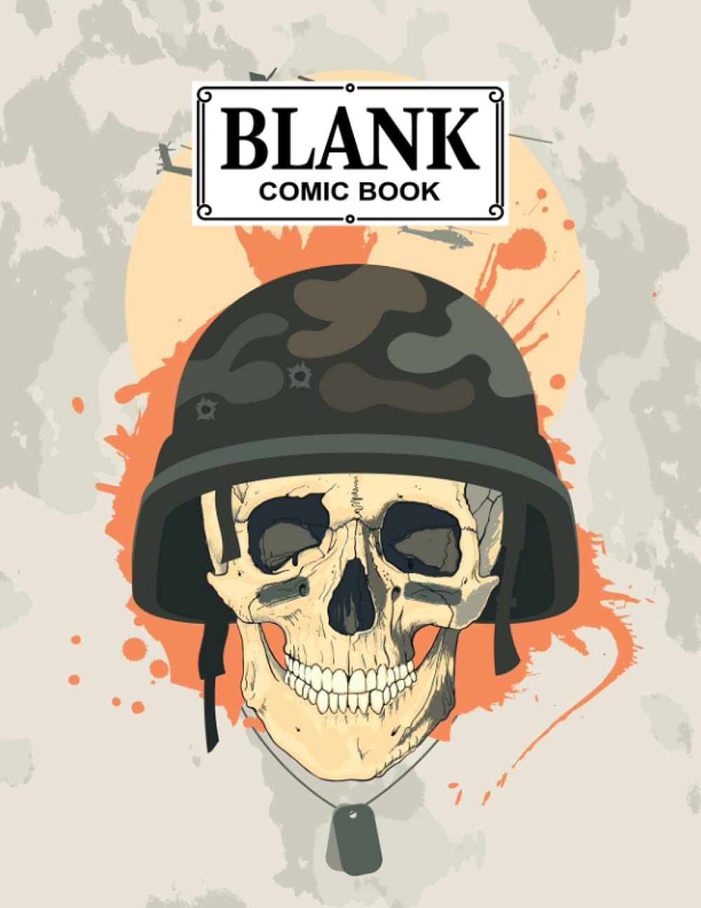 Blank Comic Book: Skull Cover, Draw Your Own Comics - 120 Pages of Fun and Unique Templates - A Large 8.5" x 11" Notebook by Tamara Bertram baixar livro de graça