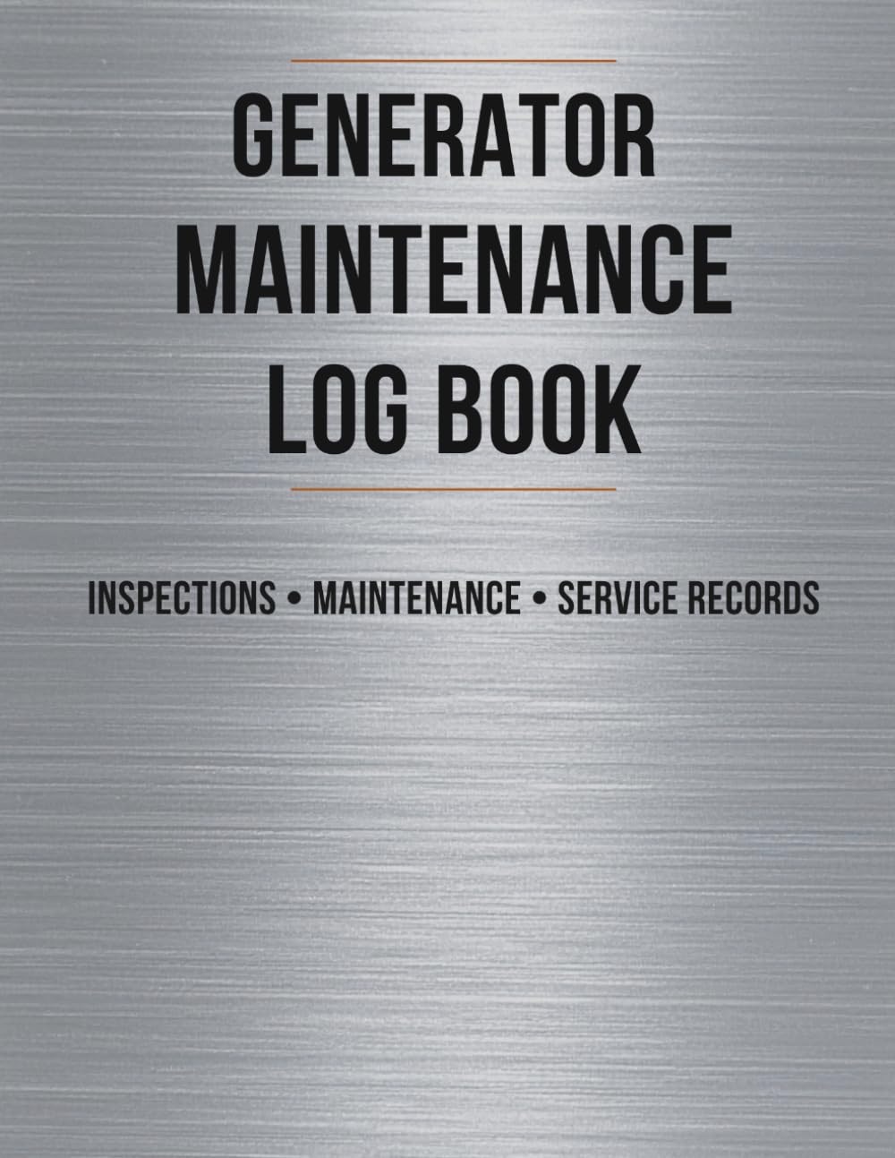capítulo por capítulo baixar Generator Maintenance Log Book: Inspections • Maintenance • Service Records