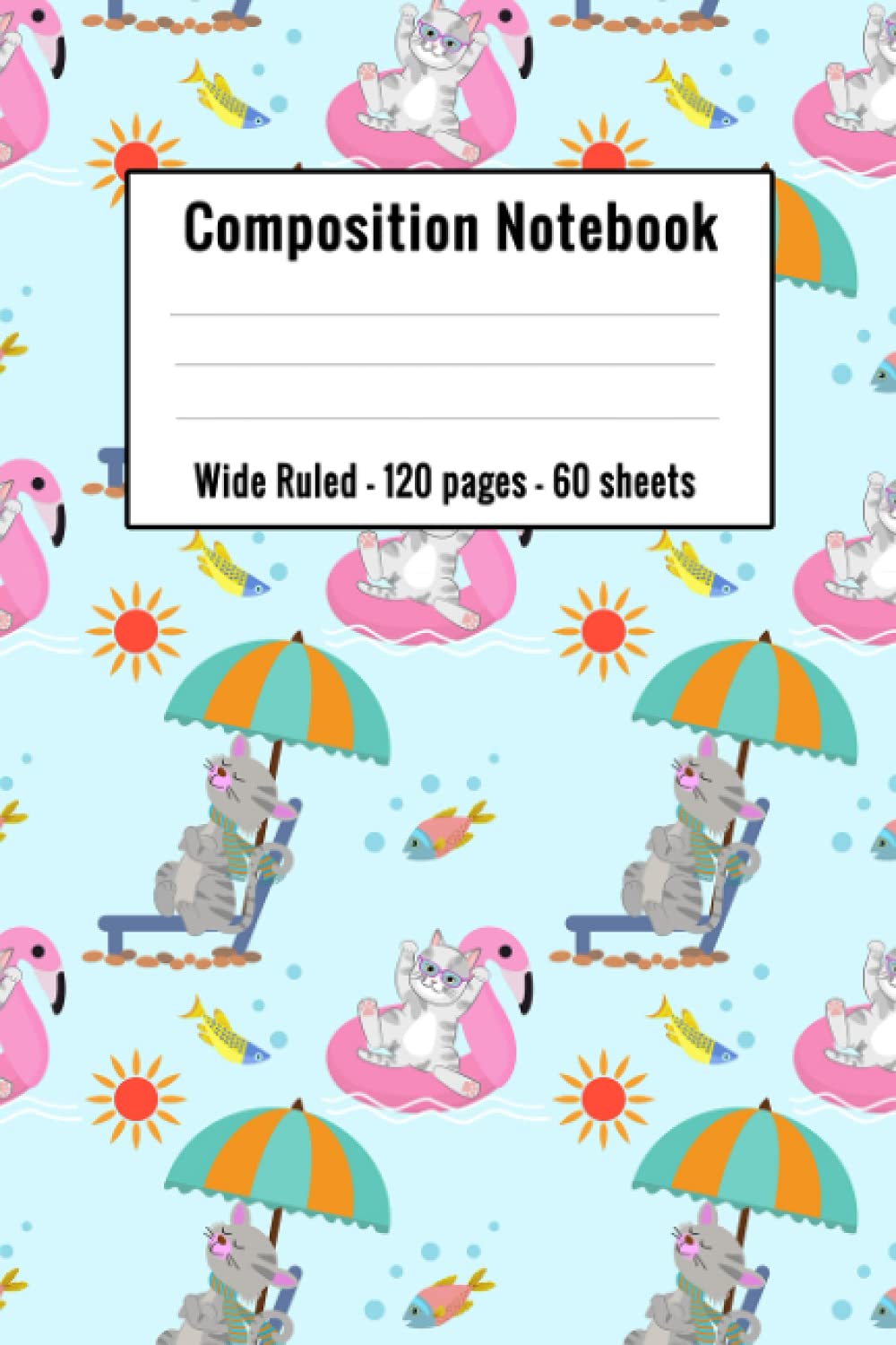 cat composition notebook wide ruled: cat notebooks for school | composition notebook for kids (Composition Book, Journal) baixar livro de graça