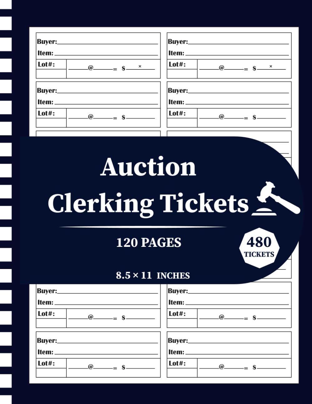 ler totalmente Auction Clerking Tickets Book: Organized Auction Sales Log | Easy Clerk Documentation System