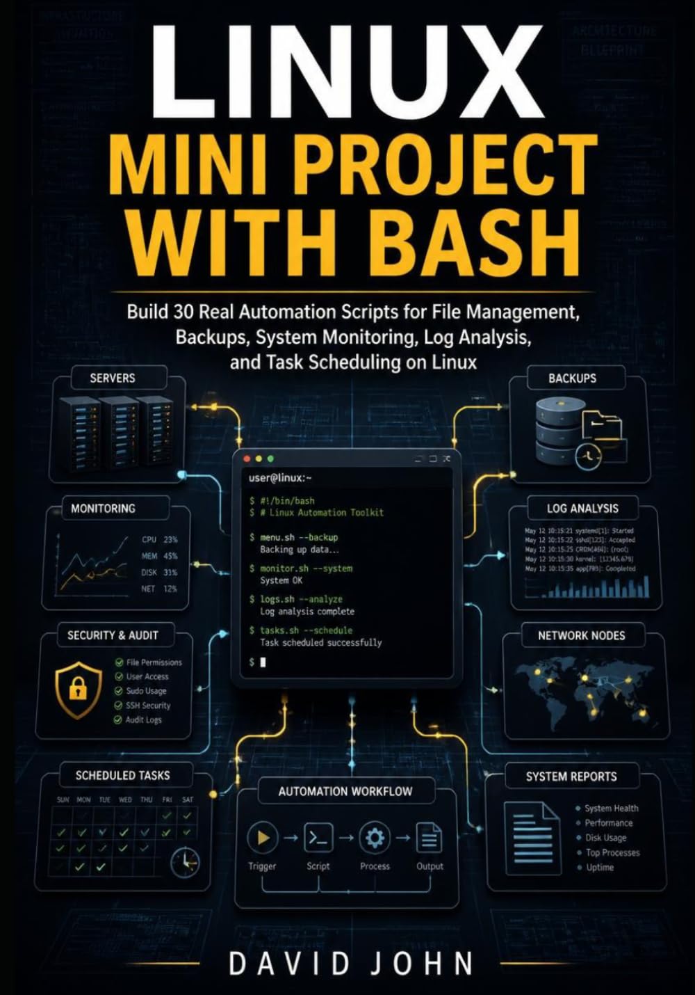 Linux Mini Projects with Bash: Build 30 Real Automation Scripts for File Management, Backups, System Monitoring, Log Analysis, and Task Scheduling on Li baixar livro de graça