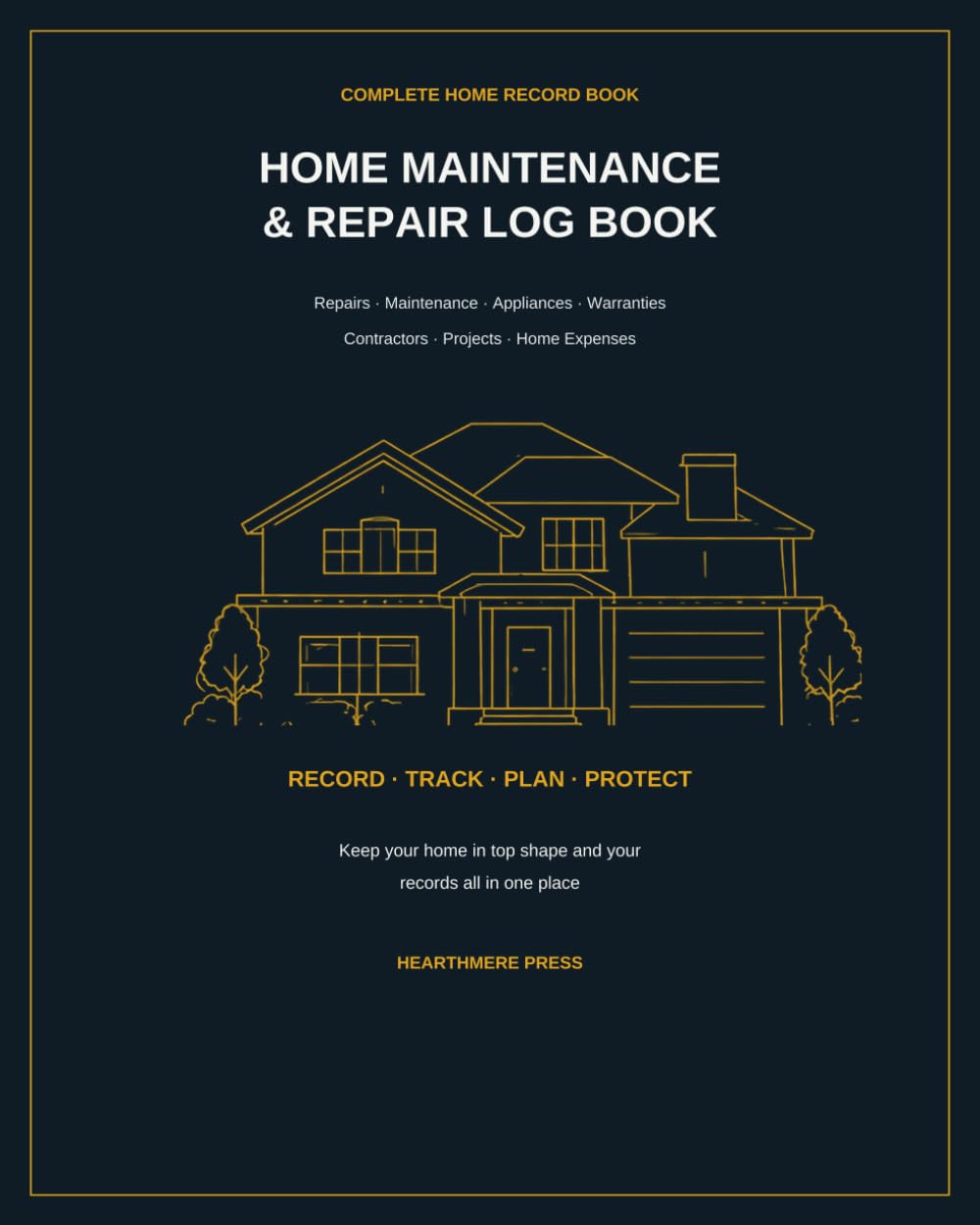 capítulo por capítulo baixar Home Maintenance & Repair Log Book: Homeowner Record Book for Repairs, Maintenance, Appliances, Warranties, Contractors, Projects & Home Expenses