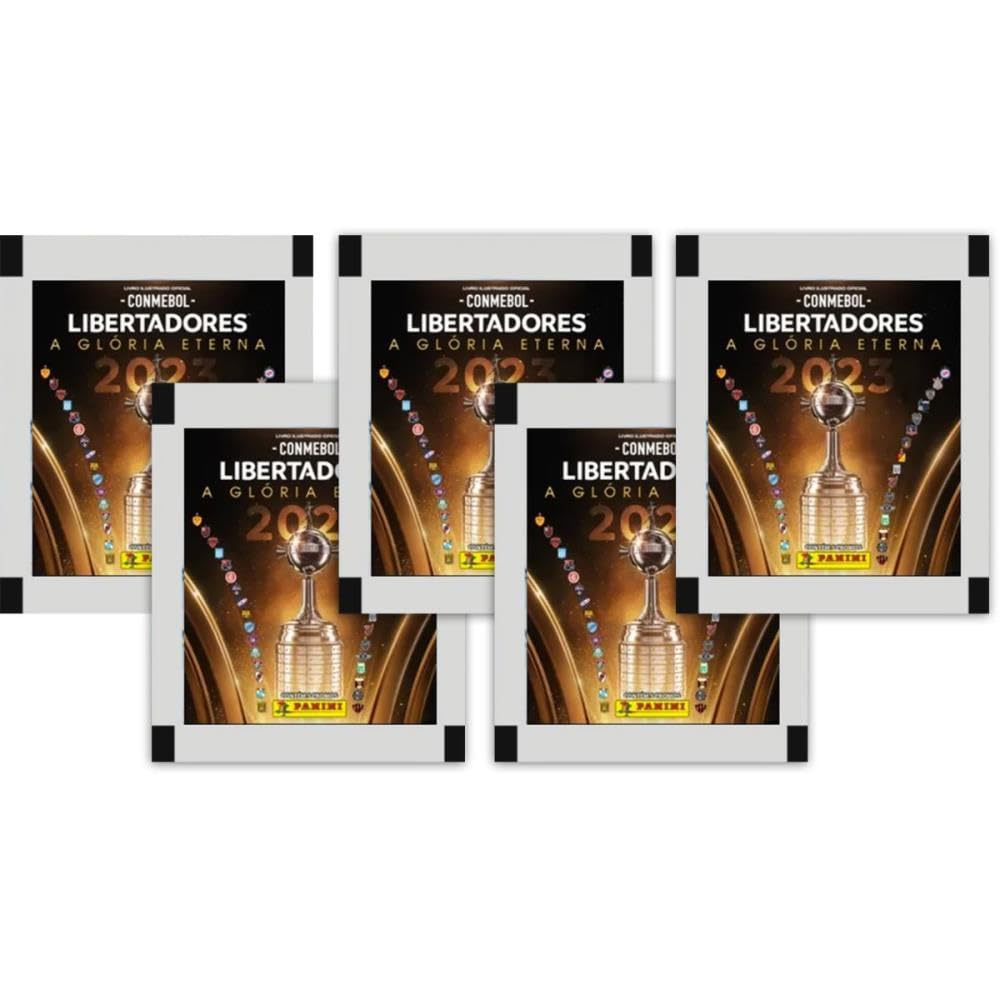 capítulo por capítulo baixar Blister cartela c/ 6 envelopes de figurinhas da libertadores da América conmebol 2023
