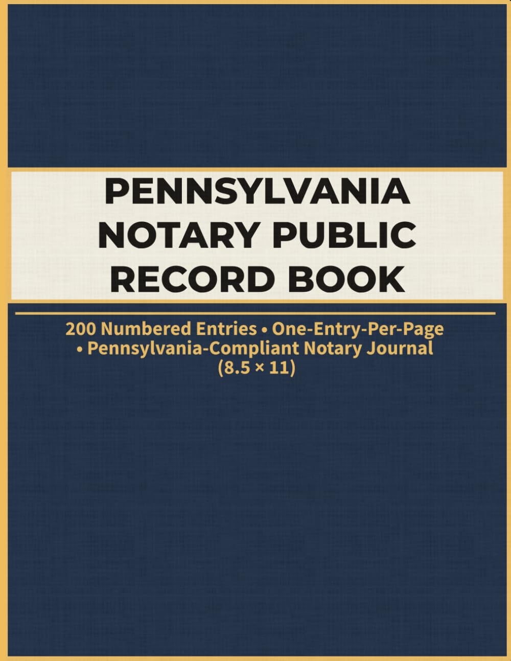 capítulo por capítulo baixar Pennsylvania Notary Public Record Book: 200 Numbered Entries • One Entry Per Page • Professional Logbook for Traditional Paper Notarizations (8.5 × 11)