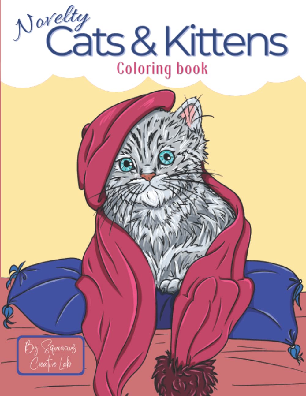 ler totalmente Novelty Cats & Kittens Coloring Book: Animal Coloring Children's Book Aged 8-12 Years Onwards