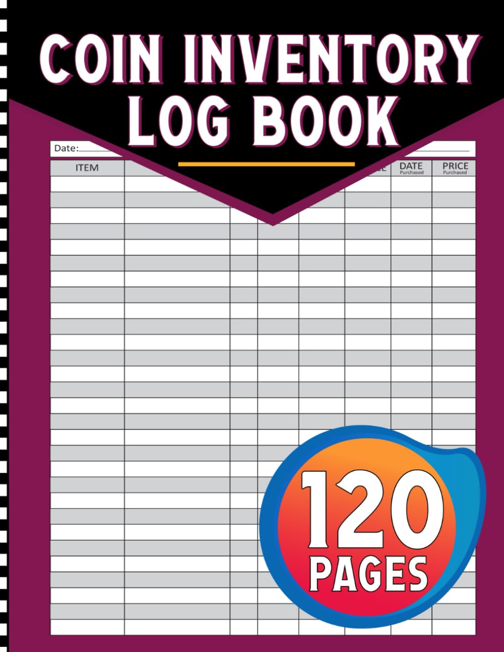 capítulo por capítulo baixar Coin Inventory Log Book: Organize Your Collection Detailed Records for Collectors and Investors