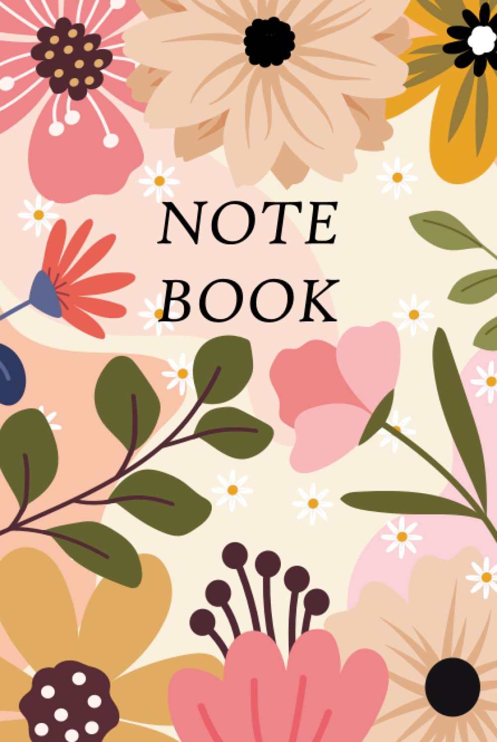 Notebook: Floral lined notebook, A 6 x 9-inch daily book for girls, boys and adults baixar livro de graça