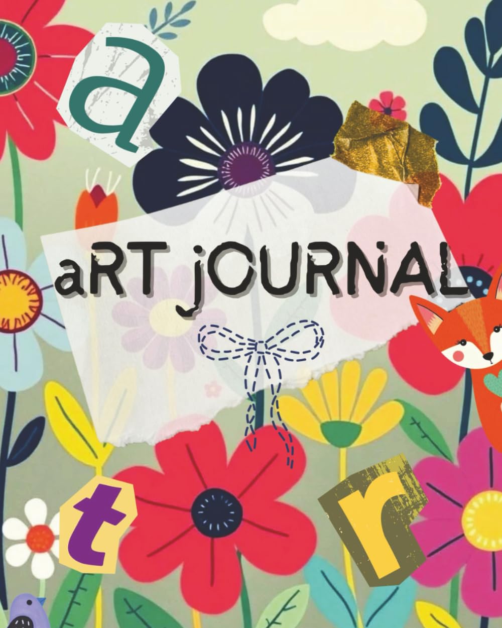 ler totalmente Floral Folk Art Sketchbook and Journal: for creative people who love to draw, collage, sketch and scrapbook