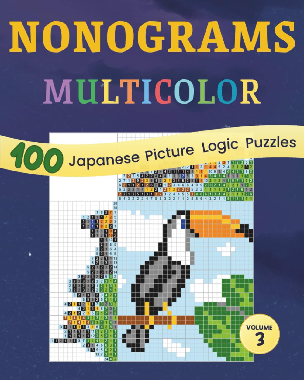 Nonograms Multicolor vol. 3: 100 hanjie picross griddlers puzzles baixar o livro de graça