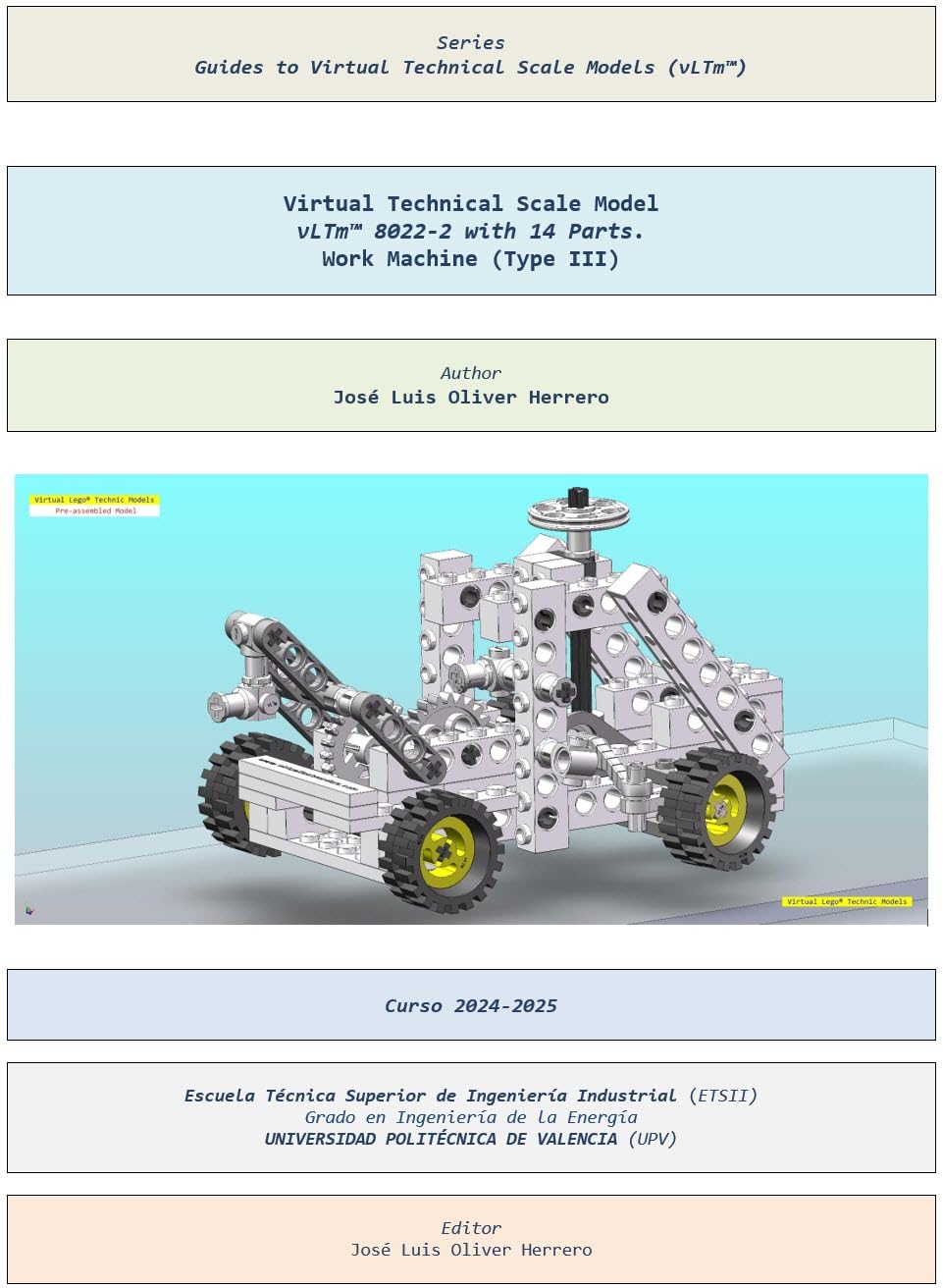 Virtual Technical Scale Model vLTm™ 8022-2 with 14 Parts. Work Machine (Type III) (Guides to Virtual Technical Scale Models (vLTm™) Book 1018) (English Edition) baixar o livro de graça