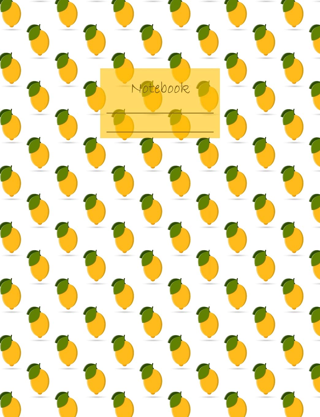 Notebook: Composition Notebook. College Ruled with Soft Matte Cover. 120 Pages. Perfect for School Notes, Ideal as a Journal or a Diary. 9.69 X 7.44. Great Gift Idea. (Lemon Pattern Cover). baixar o livro de graça