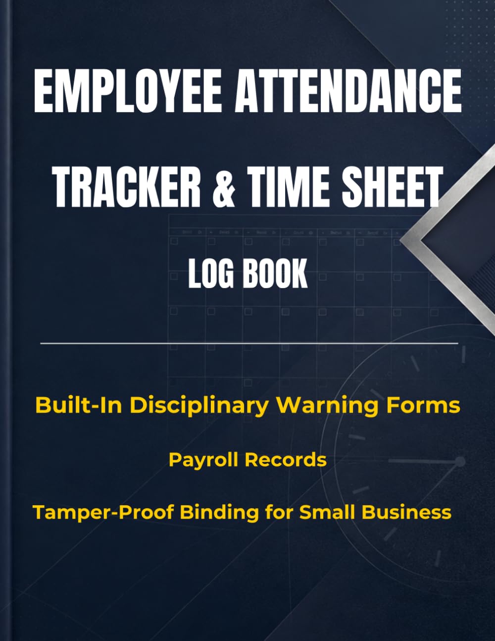 Employee Attendance Tracker & Time Sheet Log Book: Built-In Disciplinary Warning Forms, Payroll Records, Tamper-Proof Binding for Small Business baixar livro de graça