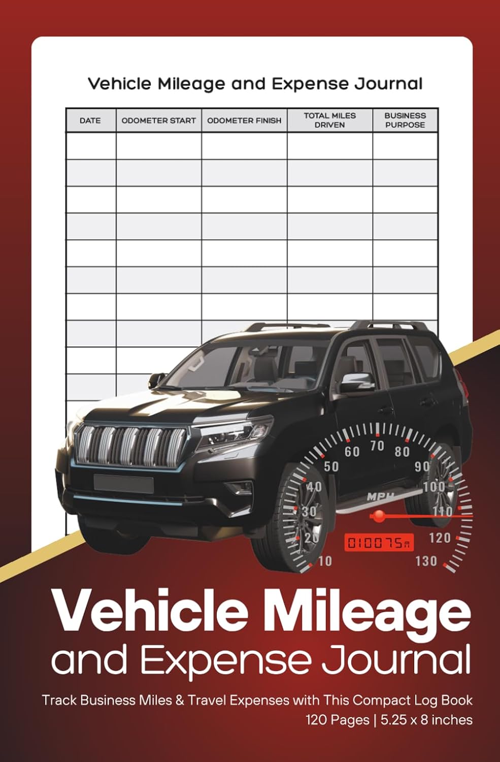 Vehicle Mileage and Expense Journal: Business Trip Mileage Tracker & Driving Log for Work Travel, Odometer Readings and Vehicle Records baixar o livro de graça