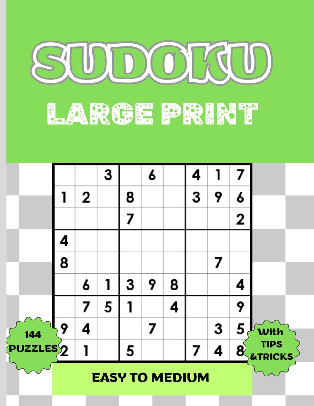 capítulo por capítulo baixar Sudoku Large Print: 144 Easy to Medium Puzzles with Solutions for Adults & Seniors