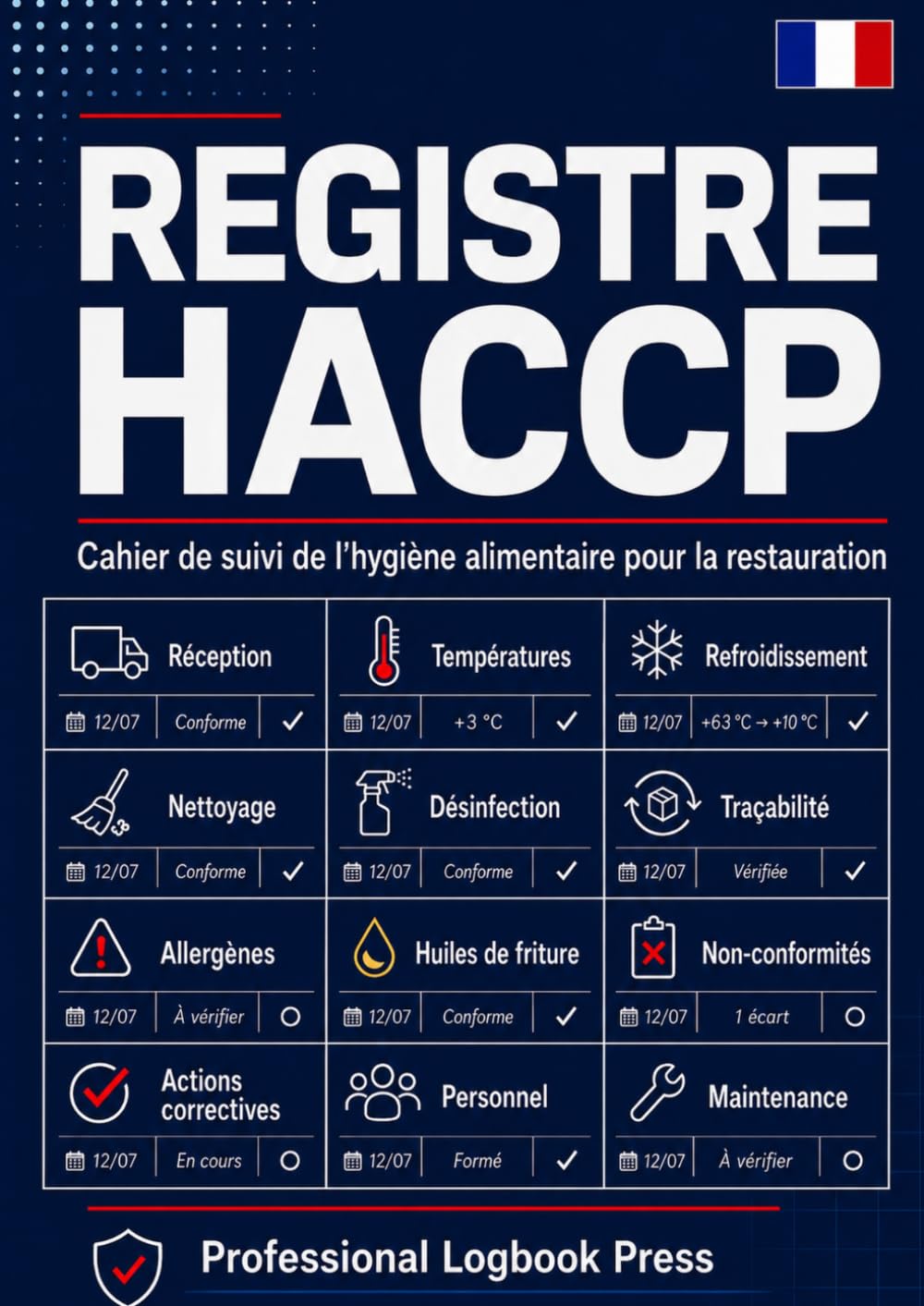 REGISTRE HACCP: Cahier de suivi d’hygiène alimentaire pour la restauration (French Edition) baixar livro de graça