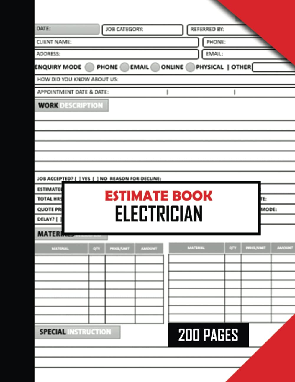 capítulo por capítulo baixar Estimate Book Electrician: Estimate, Track Client Details, Sketch Job and Schedule Daily Activity With This Estimating Quote Book For Electricity... Lined Pages and 13 Month Undated Calendar