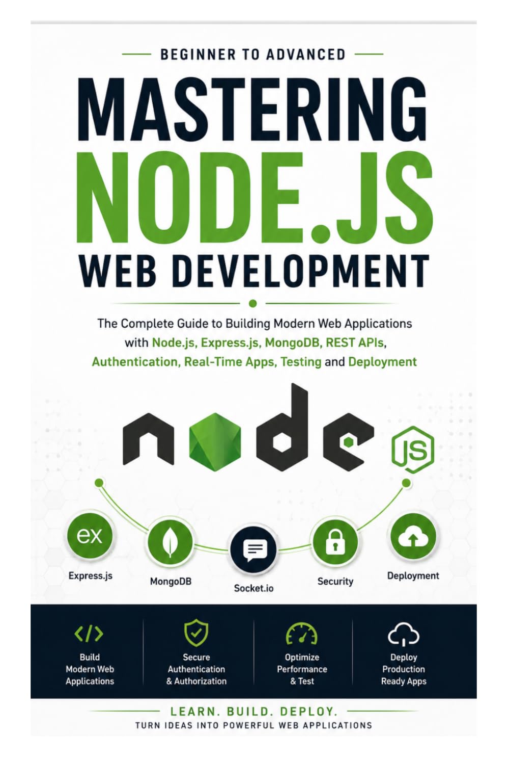 ler totalmente Mastering Node.js Web Development: The Complete Beginner-to-Advanced Guide to Building Modern Web Applications, REST APIs, Real-Time Apps, Authentication, Databases, Testing, and Deployment