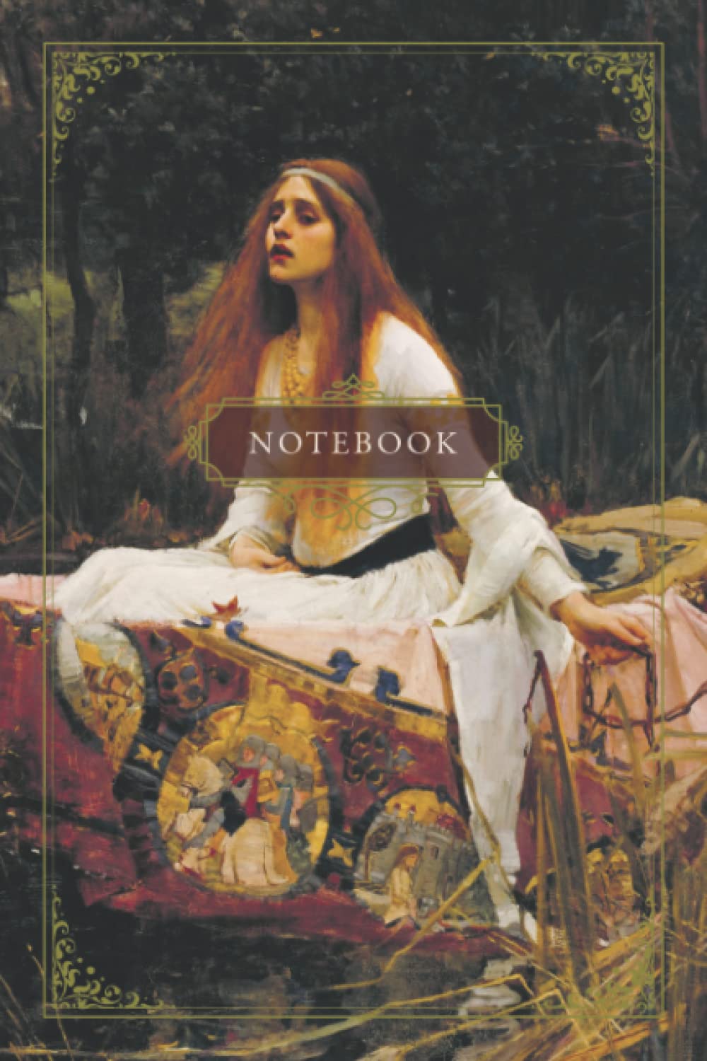 ler totalmente The Lady of Shalott - John William Waterhouse | Composition notebook | 100 ruled pages | 6 x 9": For art lovers looking for a place to write their everyday notes, thoughts & projects!
