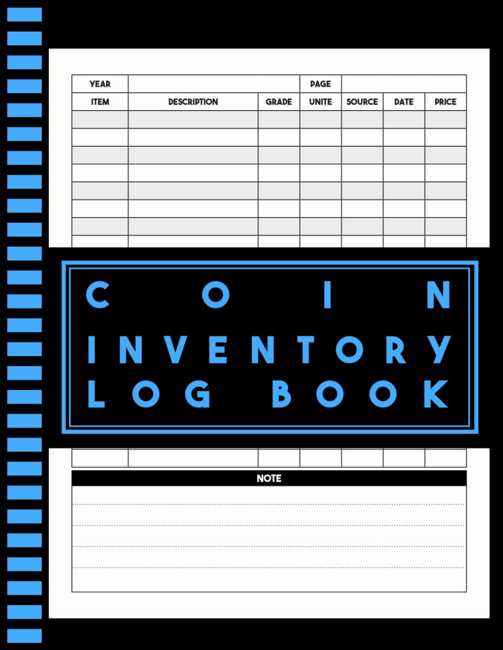 Coin Inventory Log Book: The Ultimate Collector’s Record System to Organize Pieces, Track Details, and Preserve Collection History baixar o livro de graça