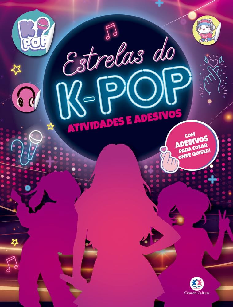 Estrelas do K-Pop - Atividades e adesivos baixar o livro de graça