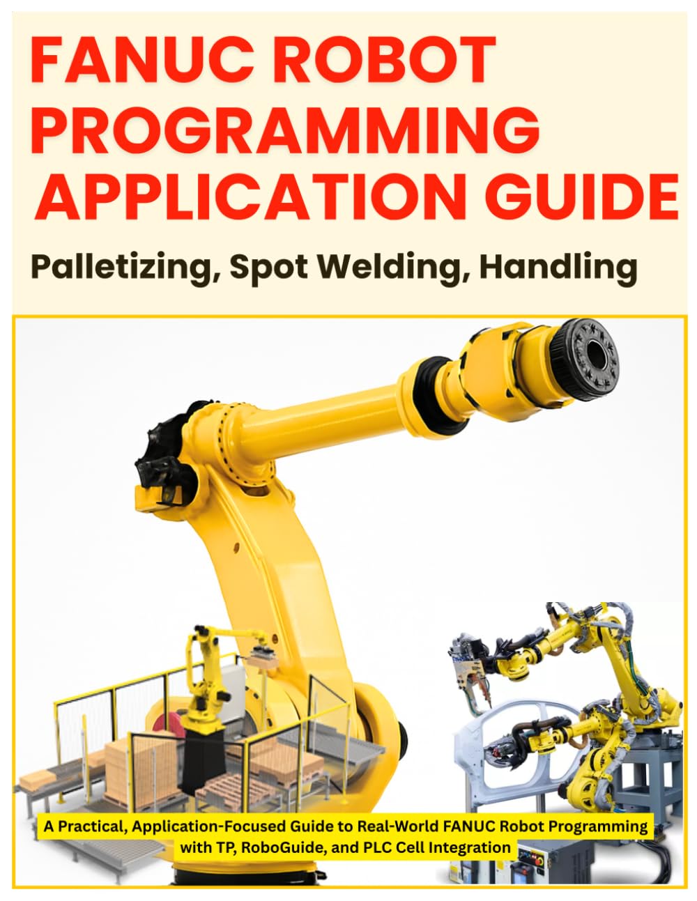 Fanuc Robot Programming- Application Guide: Palletizing - Spot Welding - Handling: Application-Focused Guide to Real-World FANUC Robot Programming with TP, RoboGuide, and PLC Cell Int baixar o livro de graça