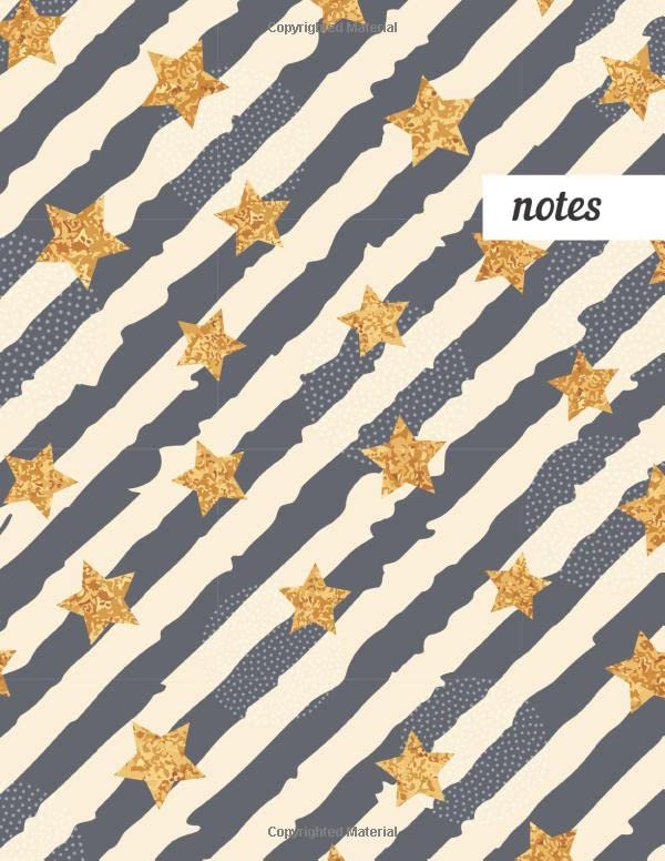 capítulo por capítulo baixar Notes: College Ruled Lined Journal, Cute Golden Pattern Design - Perfect for Office, School, College, Writing & Note Taking - Large 8.5 x 11 inches - 110 Pages