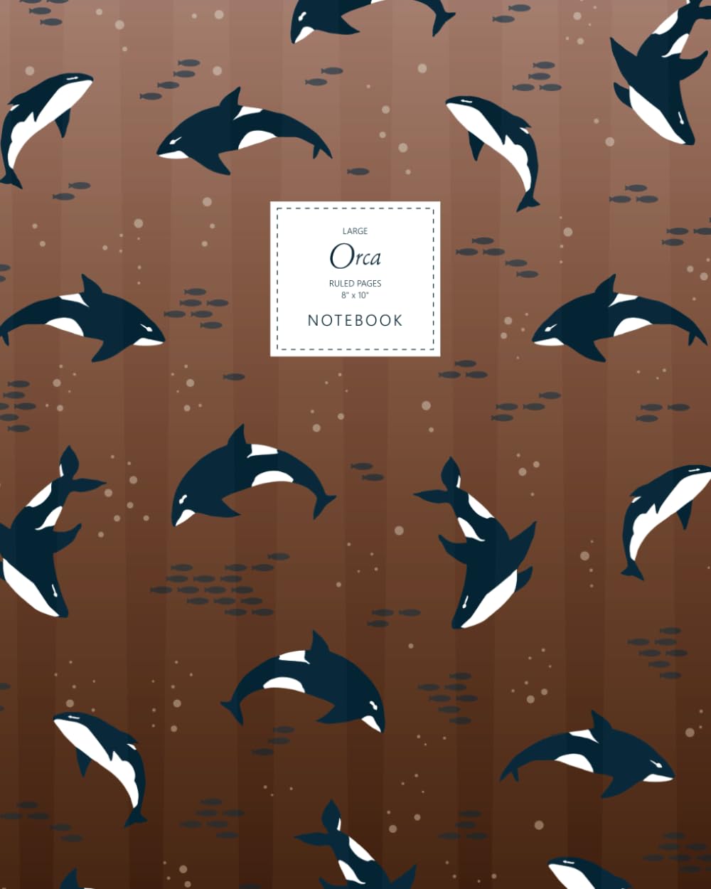 Orca Notebook - Ruled Pages - 8x10 - Large: (Bronze Edition) 192 pages (8x10 inches / 20.3x25.4 cm / Large) baixar o livro de graça