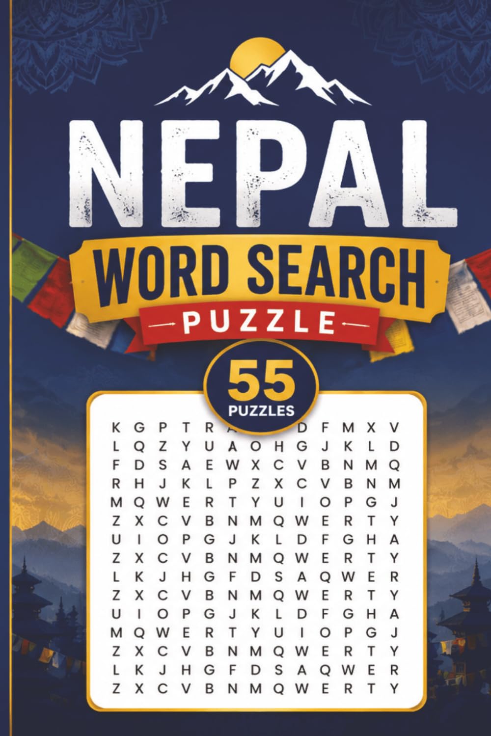 Nepal Word Search Puzzle: 55 Puzzles Word Search about Nepal and More | 6x9 inches, 110 pages | Gift for Nepal & Countries Lover baixar livro de graça