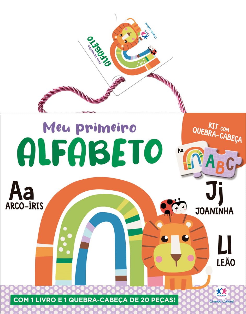 Meu primeiro alfabeto - Kit com livro e quebra-cabeça de 20 peças baixar o livro de graça