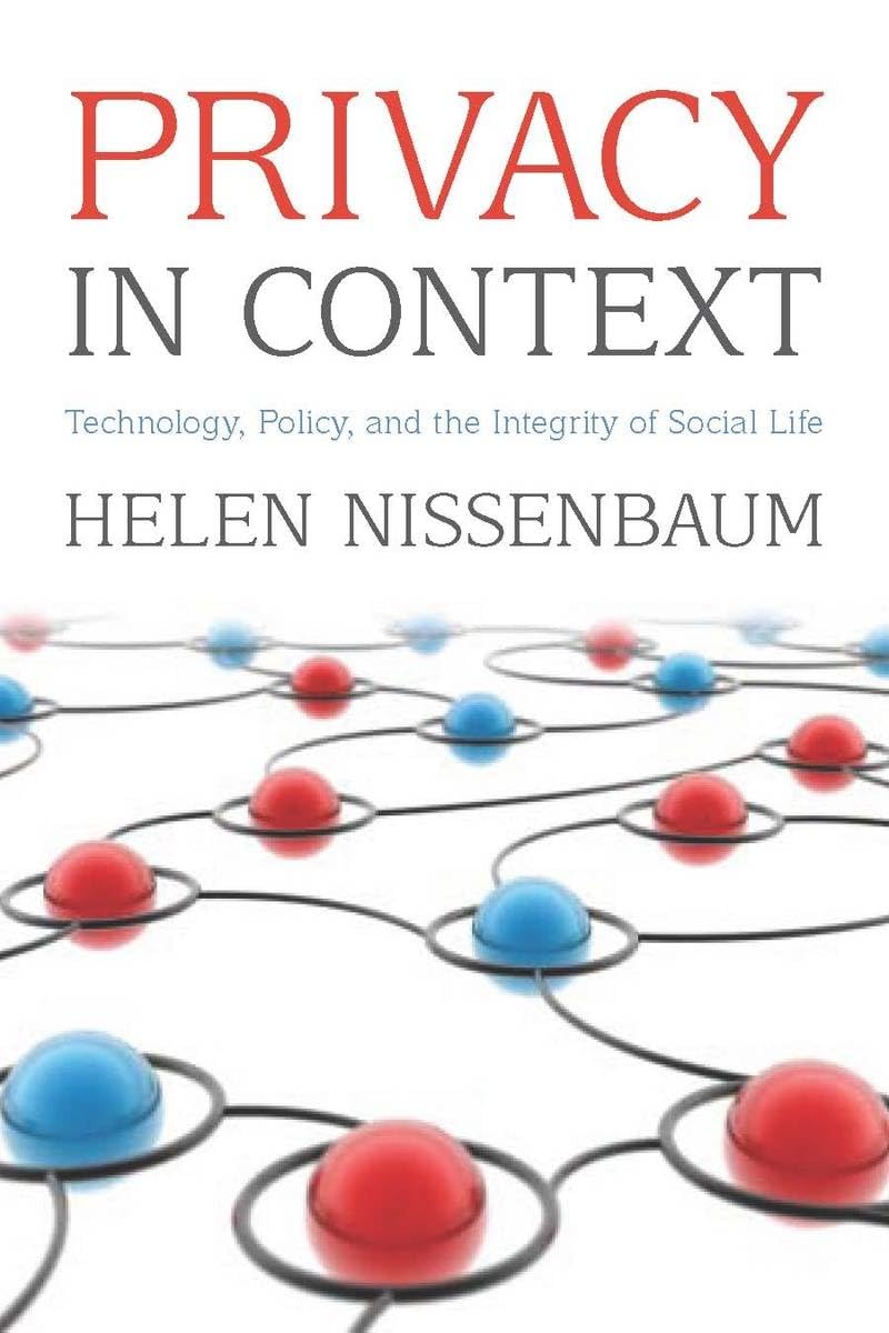 ler totalmente Privacy in Context: Technology, Policy, and the Integrity of Social Life