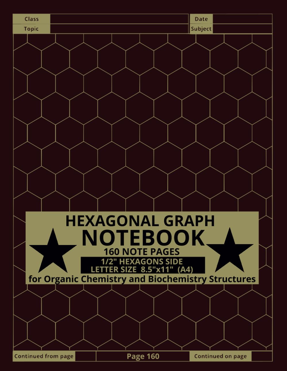 capítulo por capítulo baixar HEXAGONAL GRAPH NOTEBOOK: 160 Numbered Pages + Table of Contents; 1/2" side Hexagonal Graph Paper for Drawing Chemistry and Biochemistry Structures, Creative Design; Large Size 8.5″x 11″