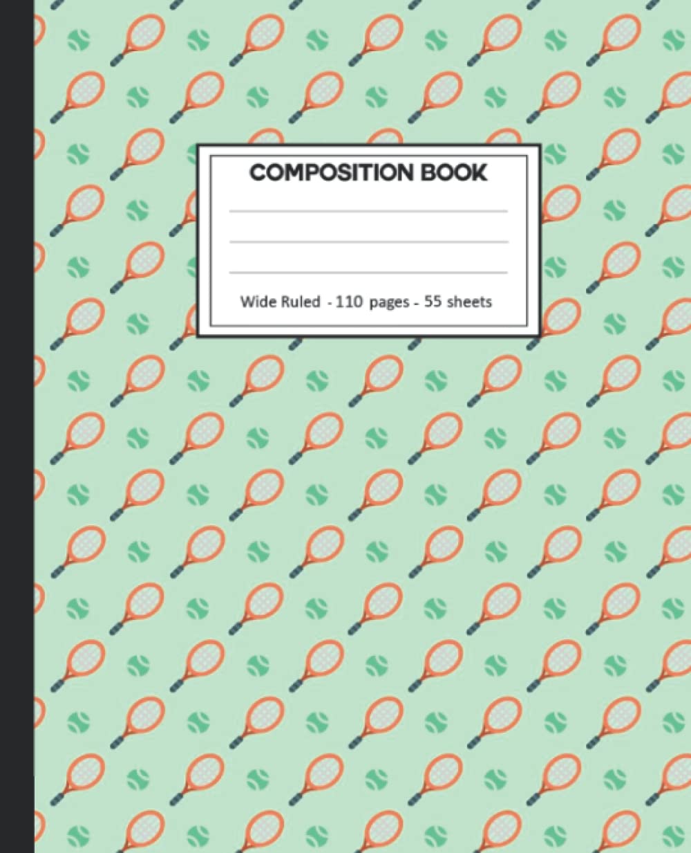 Composition Notebook: Tennis ball Wide Ruled Paper Notebook Journal size 7.25 x 9.25” for student baixar livro de graça