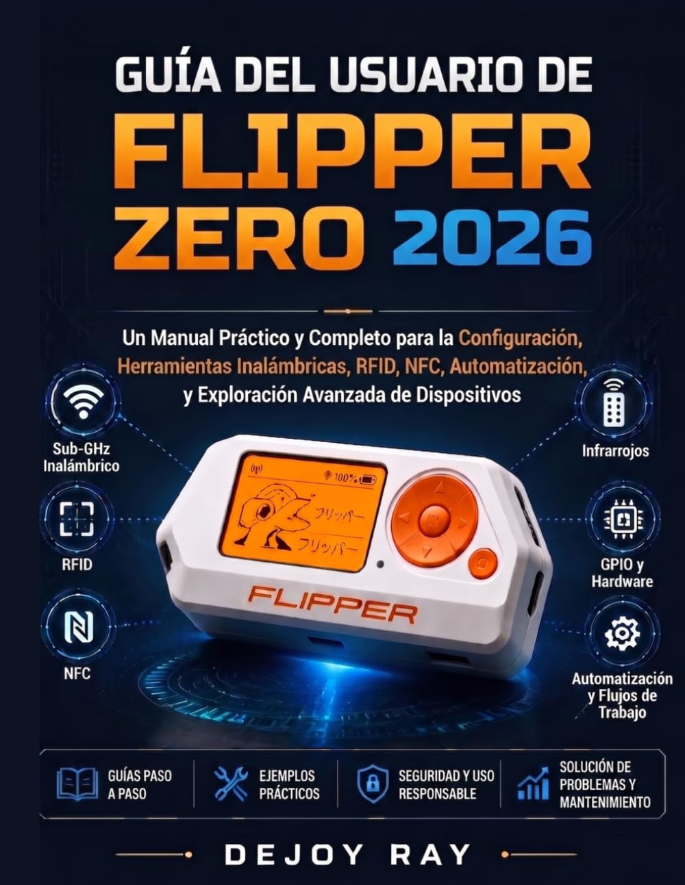 Guía del usuario de Flipper Zero 2026: Un manual práctico completo para la configuración, herramientas inalámbricas, RFID, NFC, automatización y exploración avanzada de dispositivos. baixar livro de graça