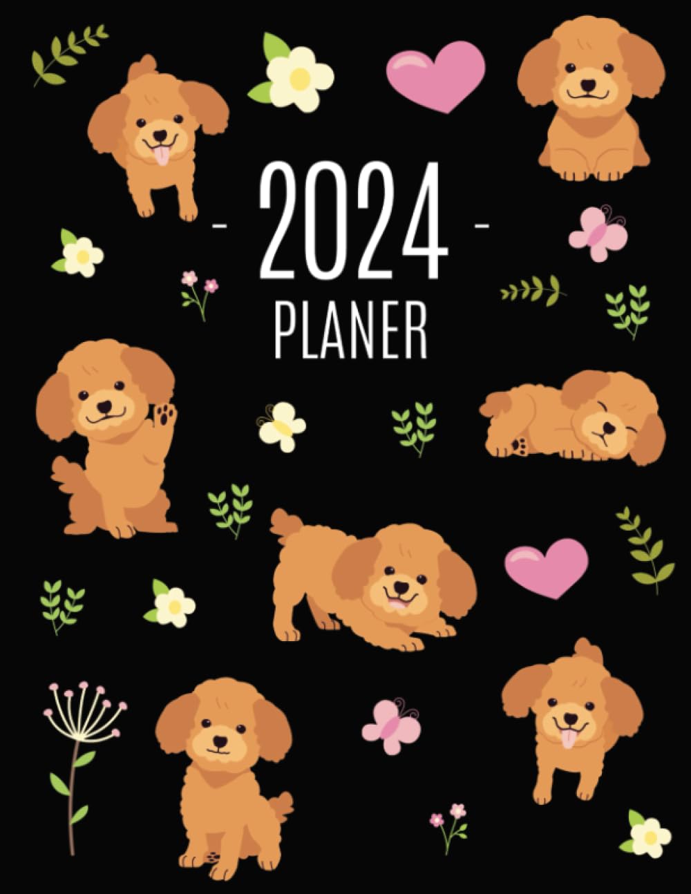 ler totalmente Pudelwelpe Planer 2024: Monatsplaner 2024 mit Wochenübersicht | Raum für Notizen | Januar - Dezember 2024 Agenda mit Hund | Ideal für die Schule, Studium und das Büro (German Edition)