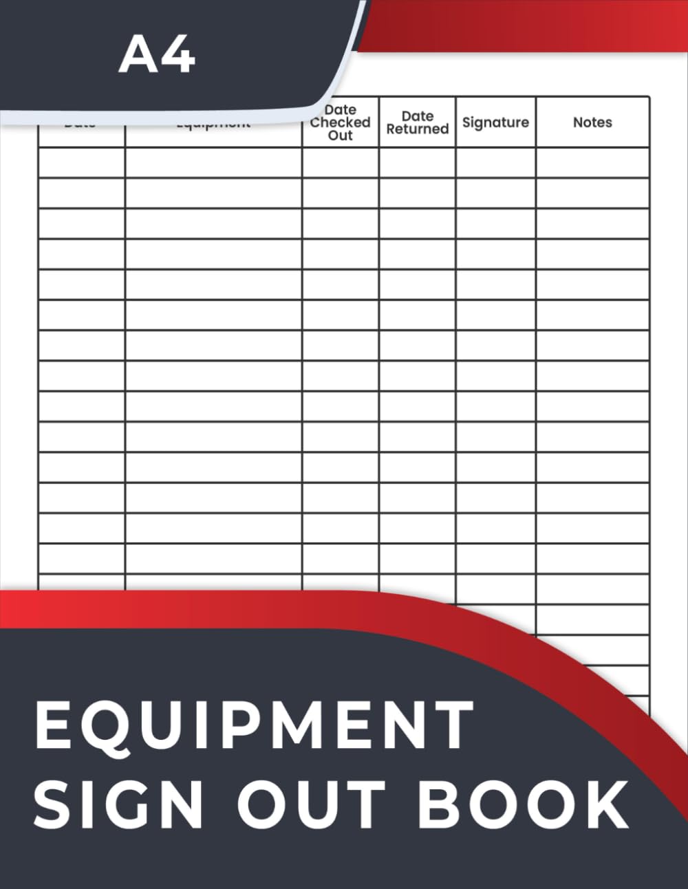 ler totalmente Equipment Sign Out Logbook: Equipment Checkout Form Sheets To Help You Keep Track Of All Your Tools.
