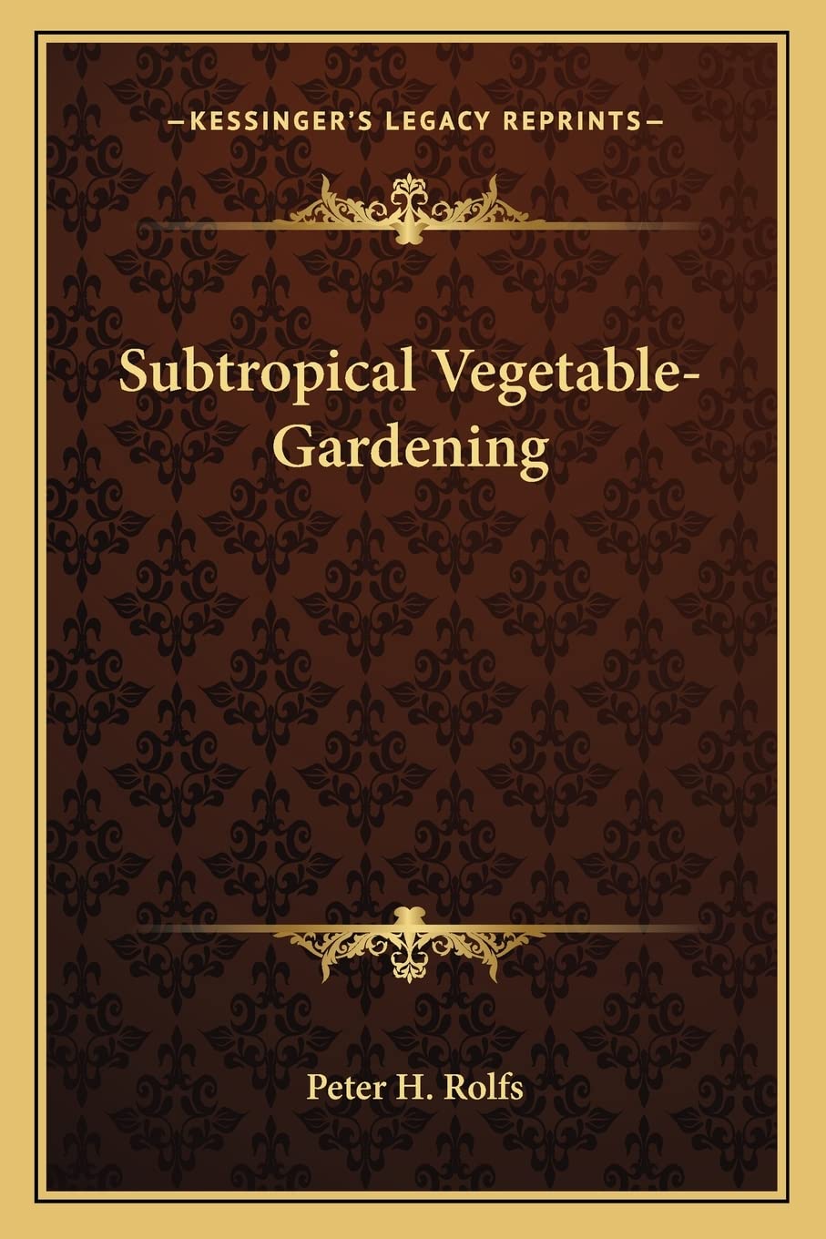 ler totalmente Subtropical Vegetable-Gardening