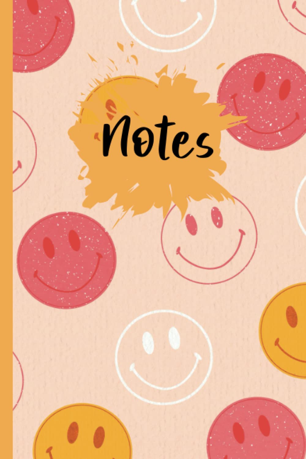 Journal Notebook: Vibrant colors Smiley vibes: 6 x 9: 110 Pages baixar livro de graça