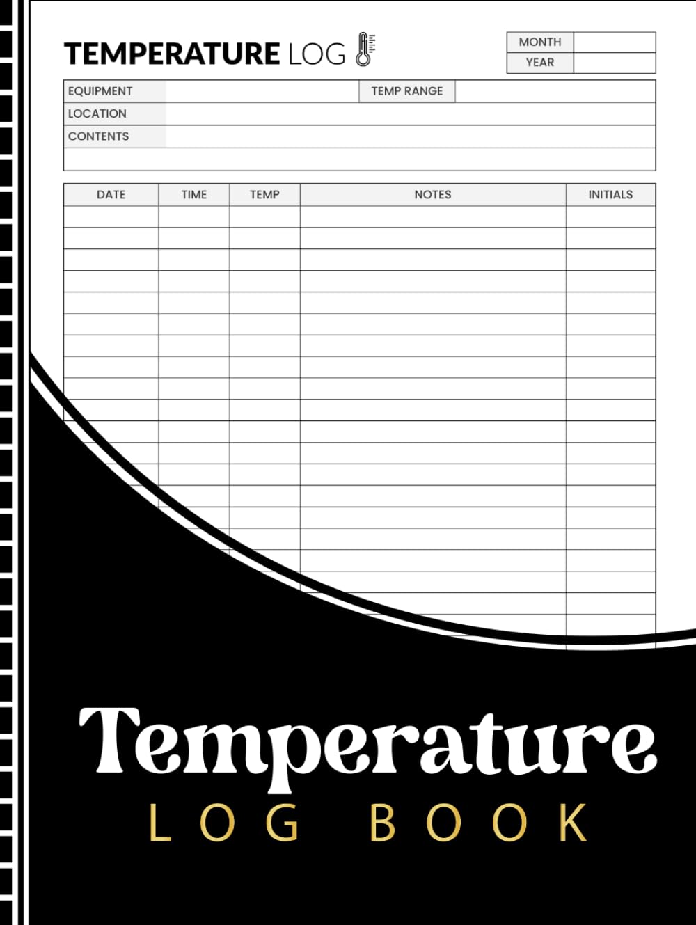 Fridge Temperature Log Book: Simple Refrigerator Temperature Record Book for Daily Fridge Logs, Food Storage, and Kitchen Use baixar livro de graça