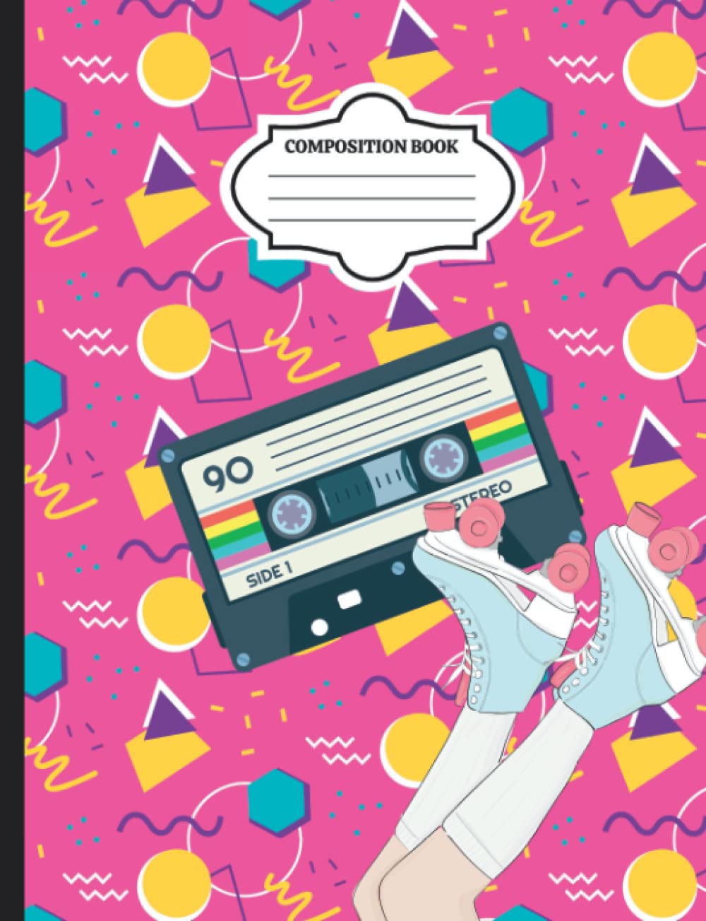 Retro Cassette 80's Roller Skate Roller Skating Composition Notebook: College Ruled | 100 Pages | School Student Teacher Office: Retro My Mix Tape School Supplies | Old School baixar o livro de graça