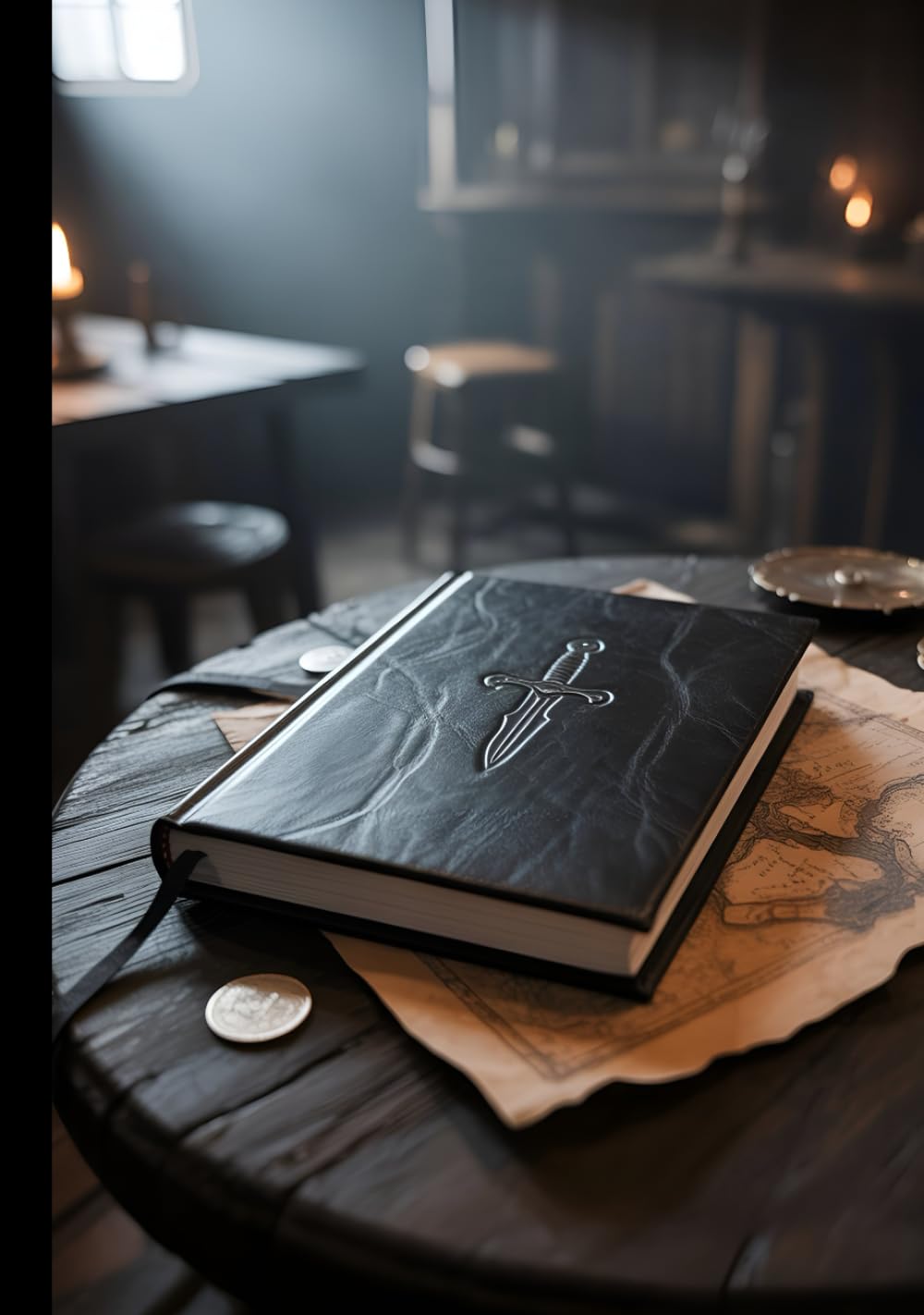 capítulo por capítulo baixar The Rogue's Black Book: A Premium Hardcover Journal: A 200-Page Dotted Grid Notebook for Secrets, Schemes, and Adventures. The Perfect Shadow Companion for RPG Players, Writers, and World-Builders