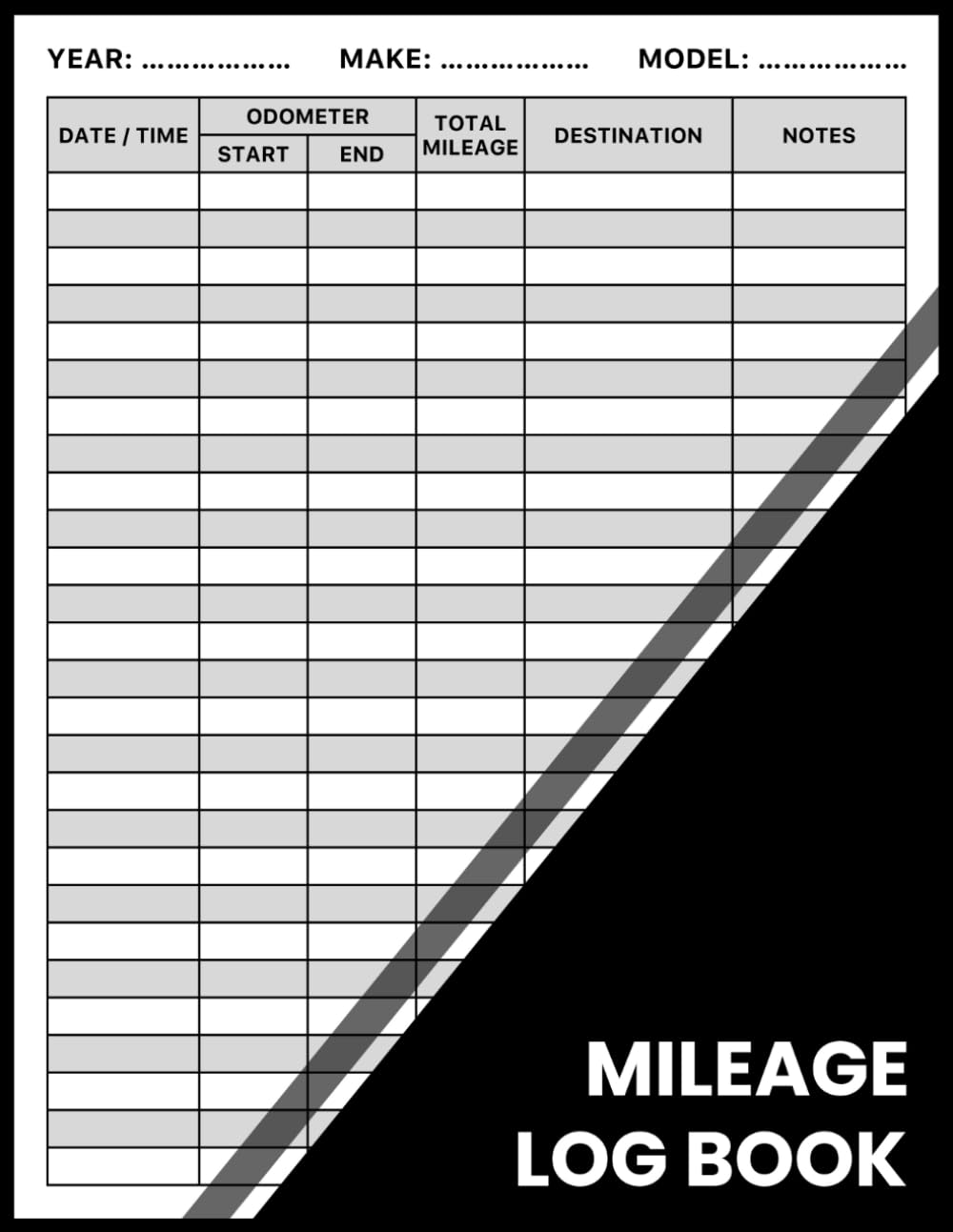 Mileage Log Book: A Comprehensive tracker for Accurate Mileage Tracking, Business Expense Reporting, and Tax Deduction baixar o livro de graça