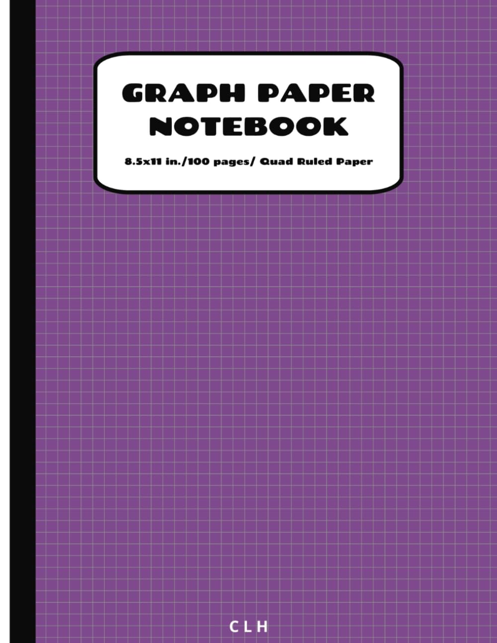 Graph Paper Notebook - Purple Cover